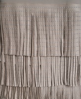 Women's Studded Fringe Short-Sleeve T-Shirt