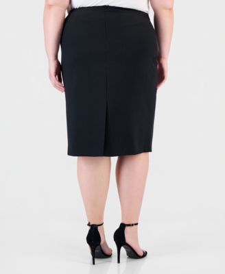 Plus Size Skimmer Skirt