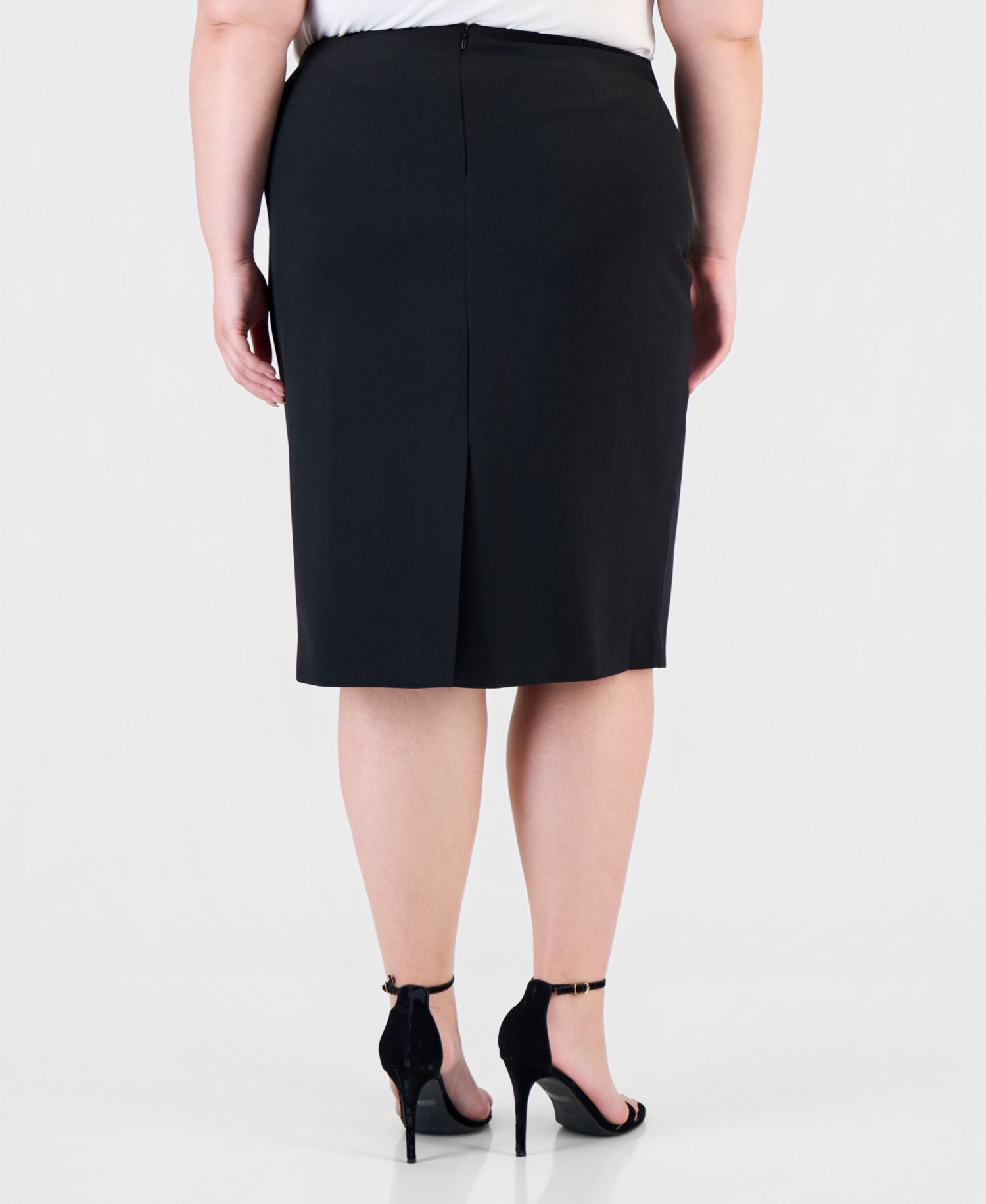 Plus Size Skimmer Skirt