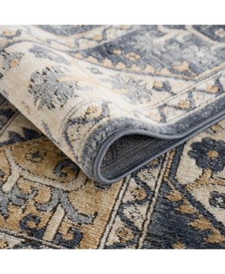 Tiled Border Area Rug 7'11"W x 10'L