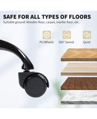 Executive Office Chair, Computer Desk Chair with Footrest,