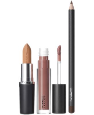 3-Pc. MACximal Lipstick, Lip Pencil and Lipglass Set, Full Size First at Macy's 