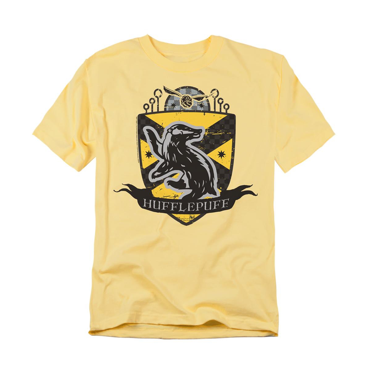 Harry Potter Men's Hufflepuff Quidditch Shield T Shirt