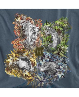 Men's Hogwarts Floral Shield T Shirt