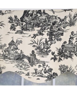 Evocative Provance 100% Cotton Rod Pocket Lined Window Valance 50" x 15"