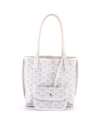 Mini Anjou Reversible Tote Printed Coated Canvas