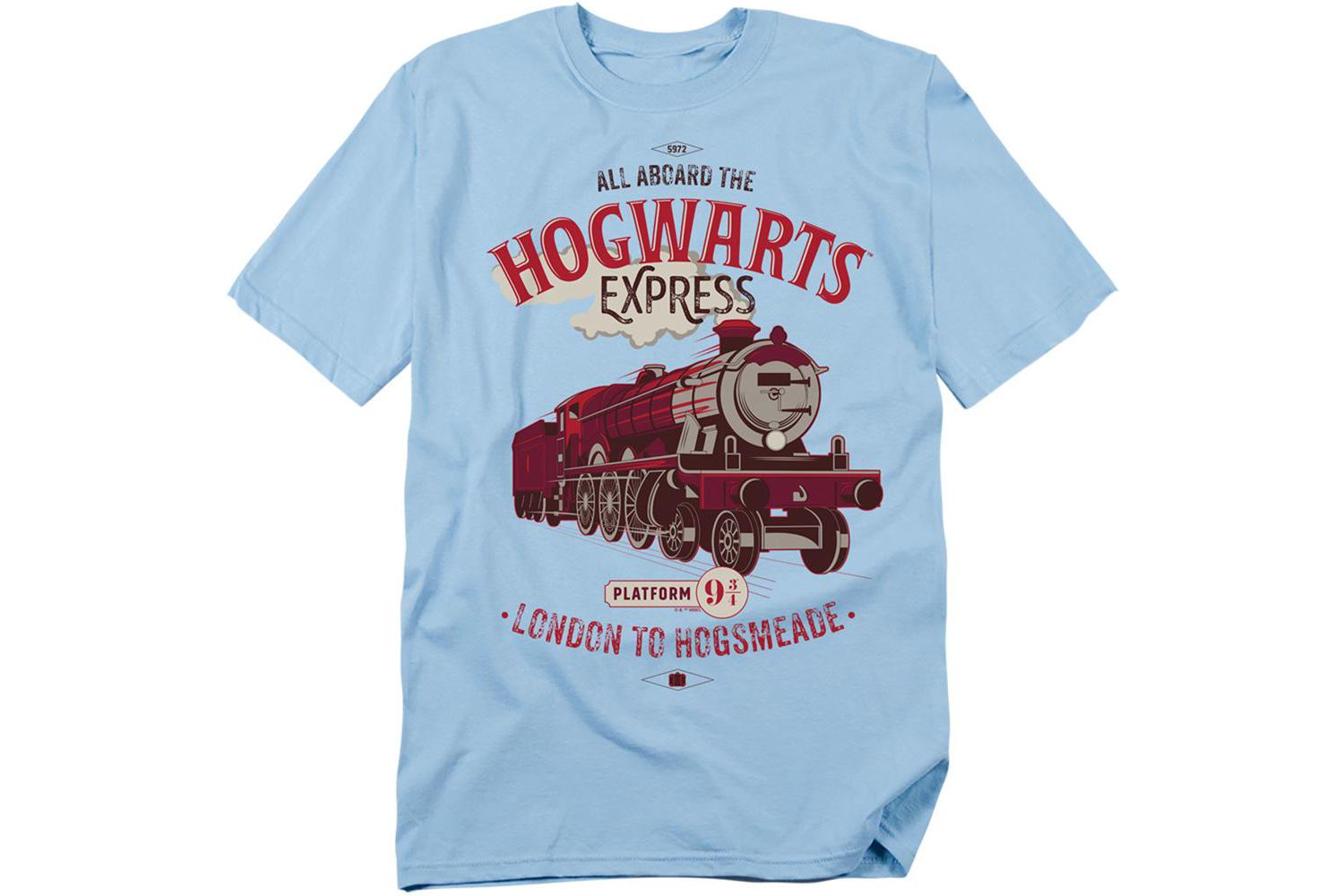Men's Hogwarts Express Wred Letters T Shirt