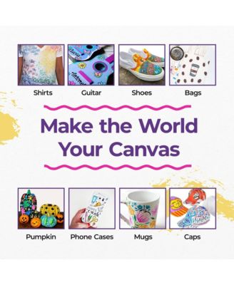 Acrylic Paint Markers Set - Fine Tip Paint Pens - Acrylic Markers Paint Pens - Acrylic Paint Pens for Rock Painting