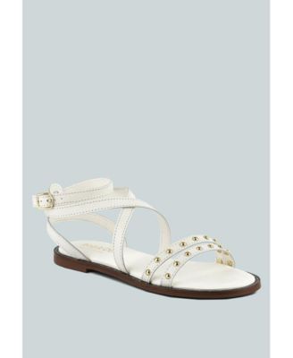 Womens Corriane Studs Embellishment Strappy Sandals