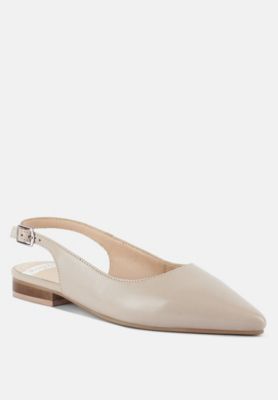 Womens Hocane Genuine Leather Slingback Sandals