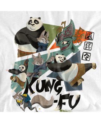 Men's 4 Kung Fu Collage T Shirt