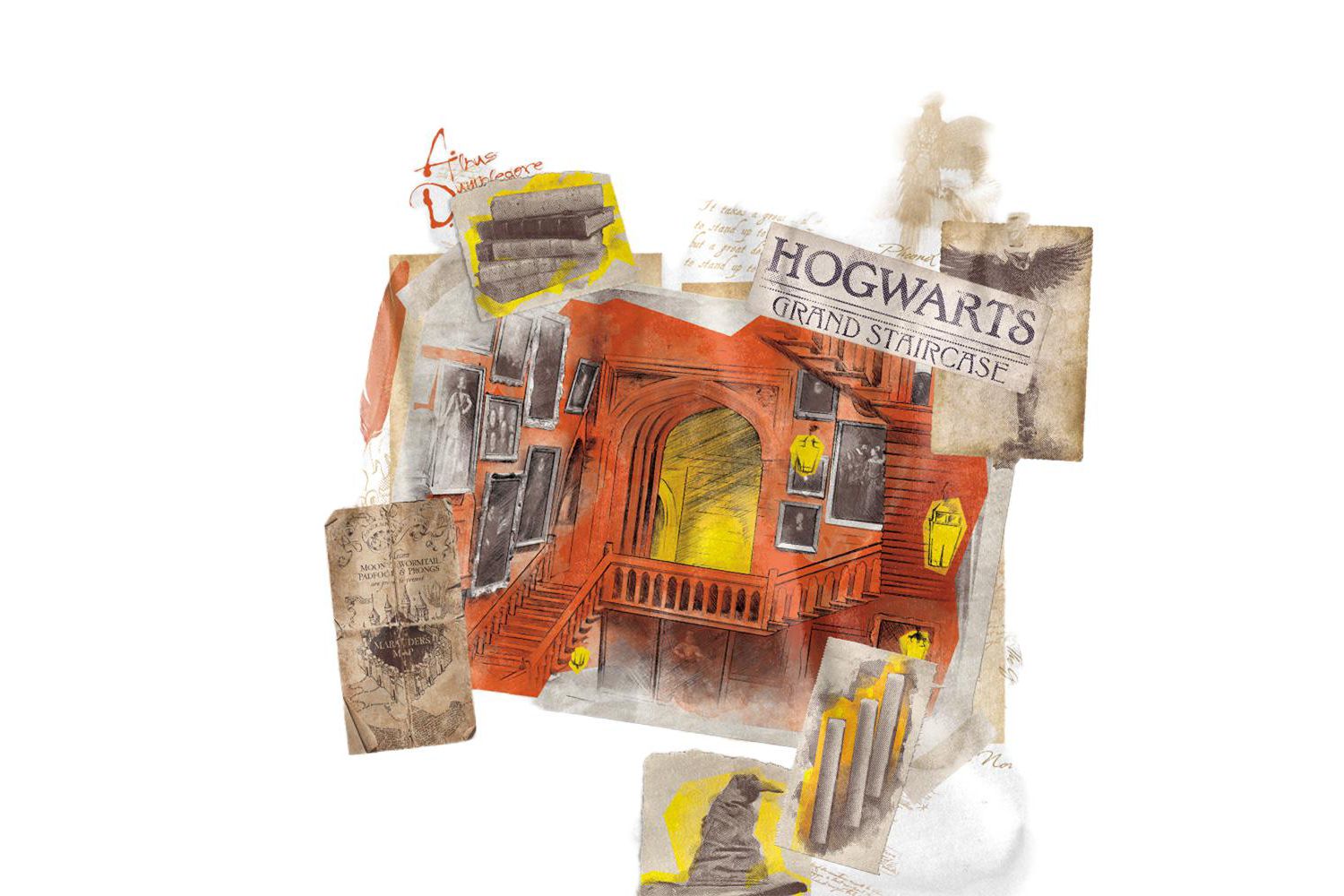 Men's Hogwarts Location T Shirt