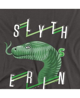 Men's Slytherin Textured Snake Headshot T Shirt