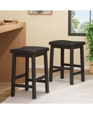 Streamdale Saddle Counter Stool - Easy Assembly