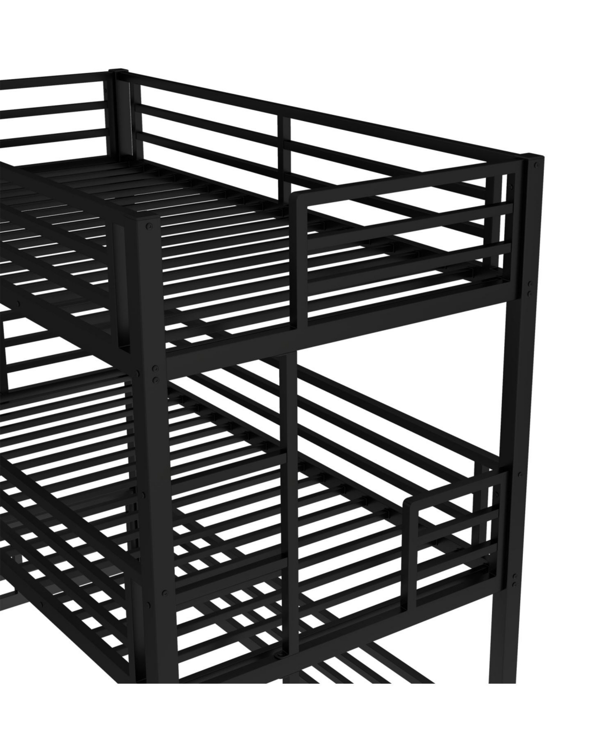 Streamdale Furniture Triple Bunk Bed, Metal