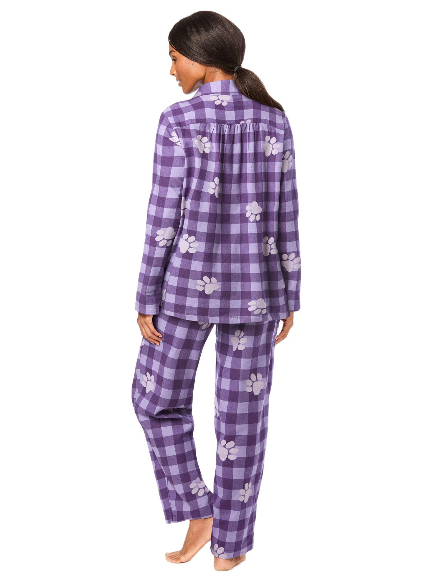 Women's Dreams and Co. Classic Flannel Pajama Set