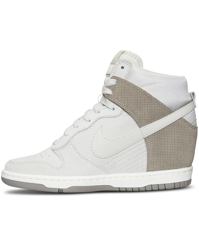 Nike women's dunk sky hi 2025 essential casual sneakers from finish line
