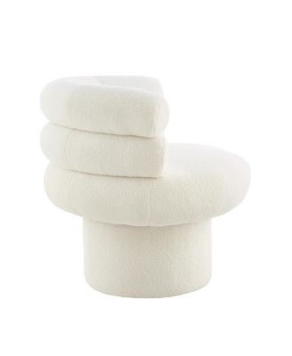 Streamdale 360° Pink Swivel Accent Chair for Living Room, Bedroom, or Small Space