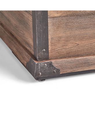 Rectangle Concrete Fire Table, Gas Burning, 56-inch