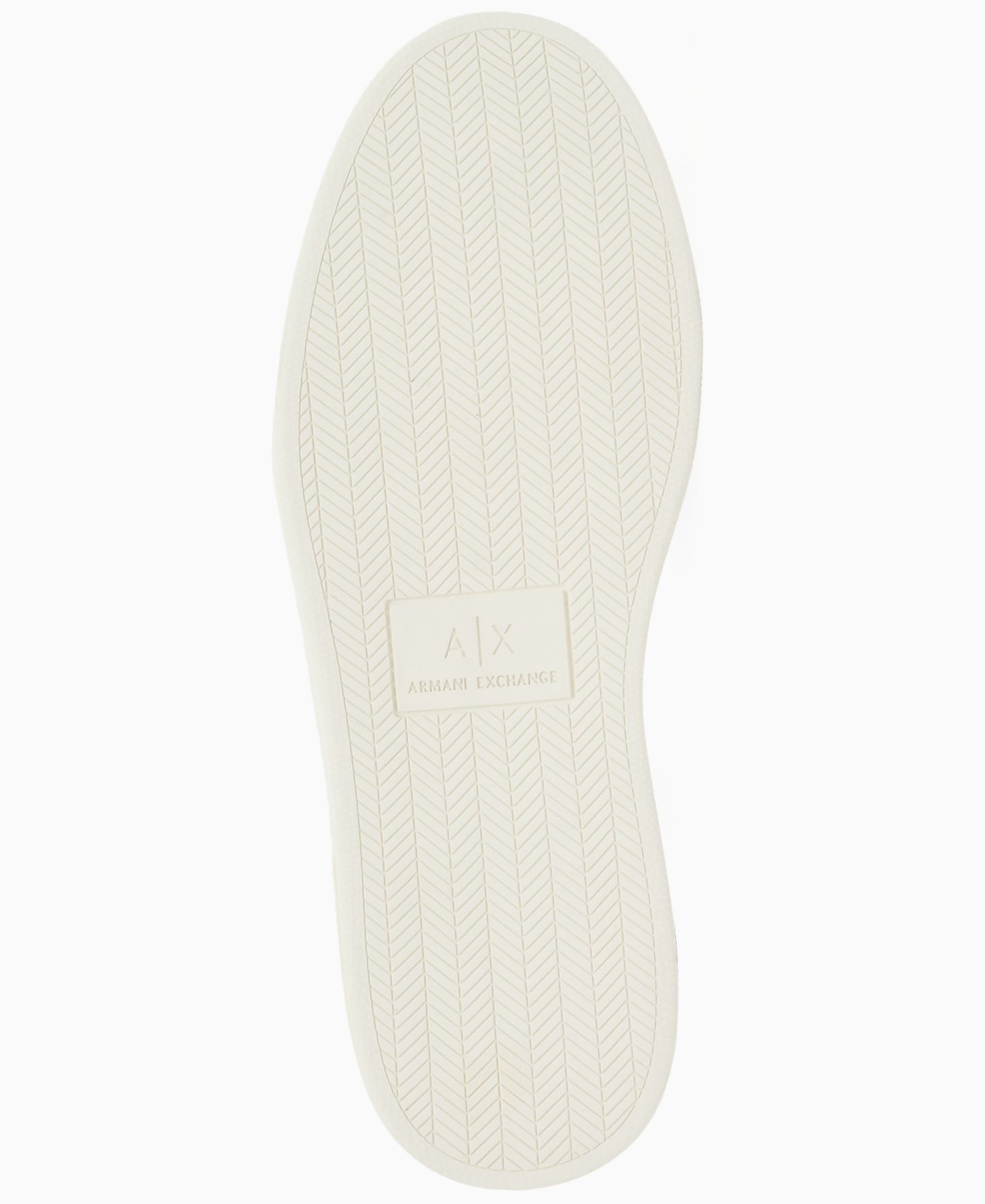 Мужские кроссовки A|X Armani Exchange London Embossed, цвет: Чёрный / Молочный белый — фото 5