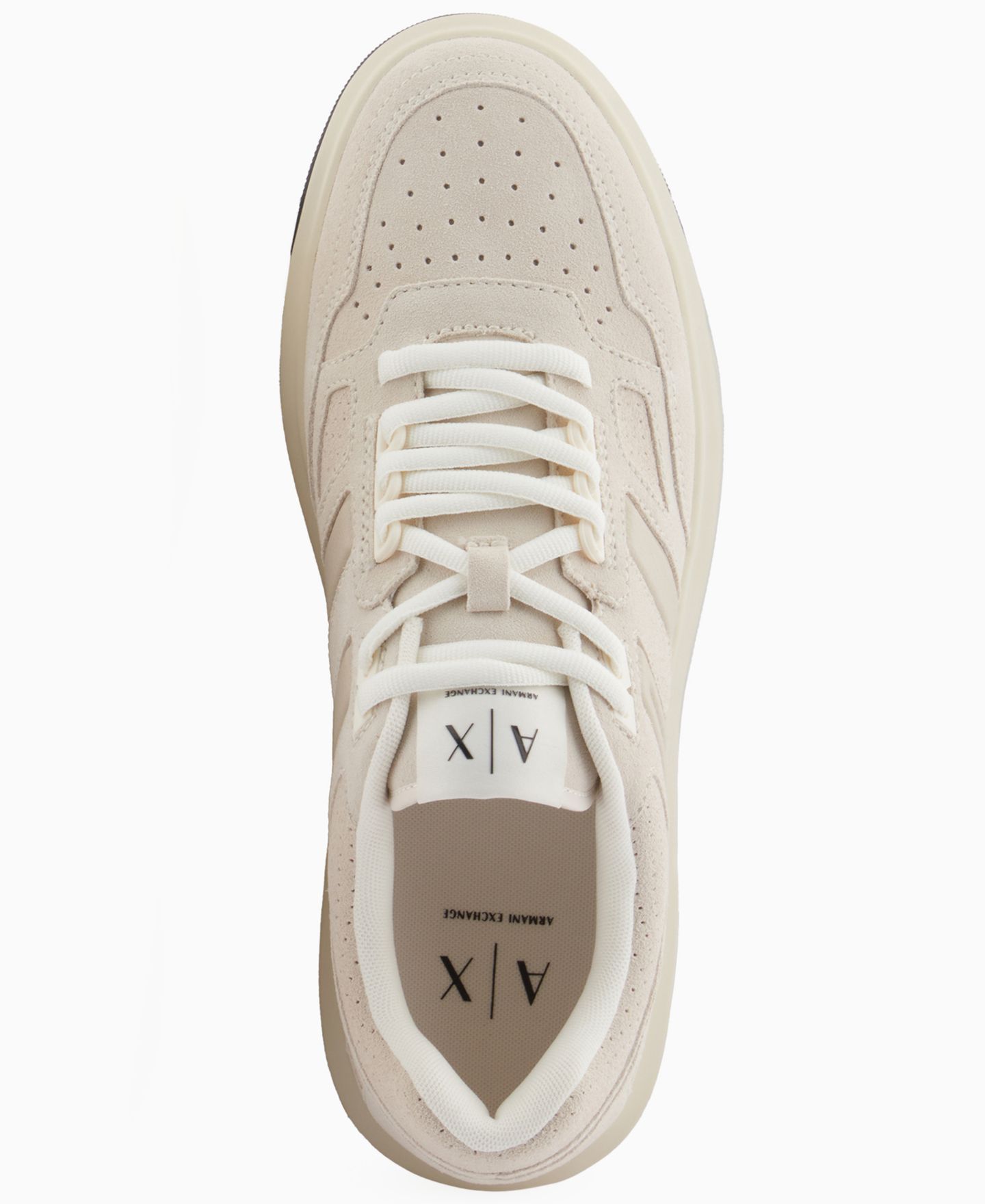 Мужские кроссовки A|X Armani Exchange Venice Lace-Up, цвет: Бежевый — фото 4