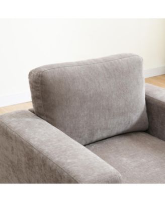 Streamdale Oversized Chenille Accent Chair, Washable Cover