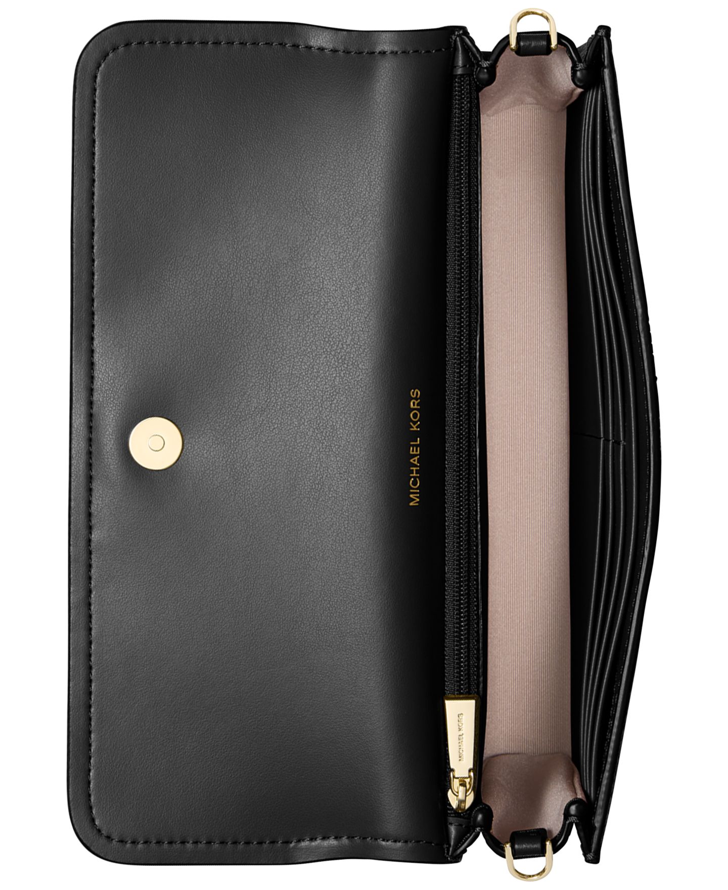 Женская сумка Michael Kors Jet Set East West Phone Small Crossbody Handbag, цвет: Чёрный — фото 2
