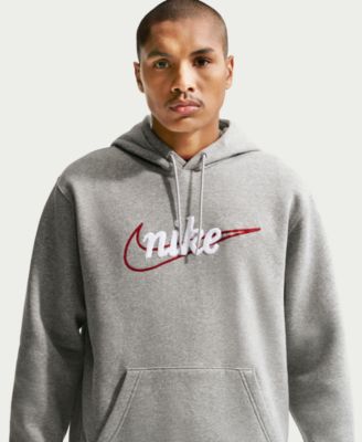 Men's Embroidered Logo Relaxed-Fit Hoodie