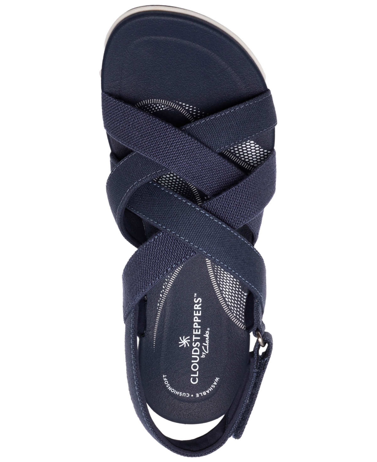 Clarks Women's BreezeRae Ana Open Toe Wedge Sandals