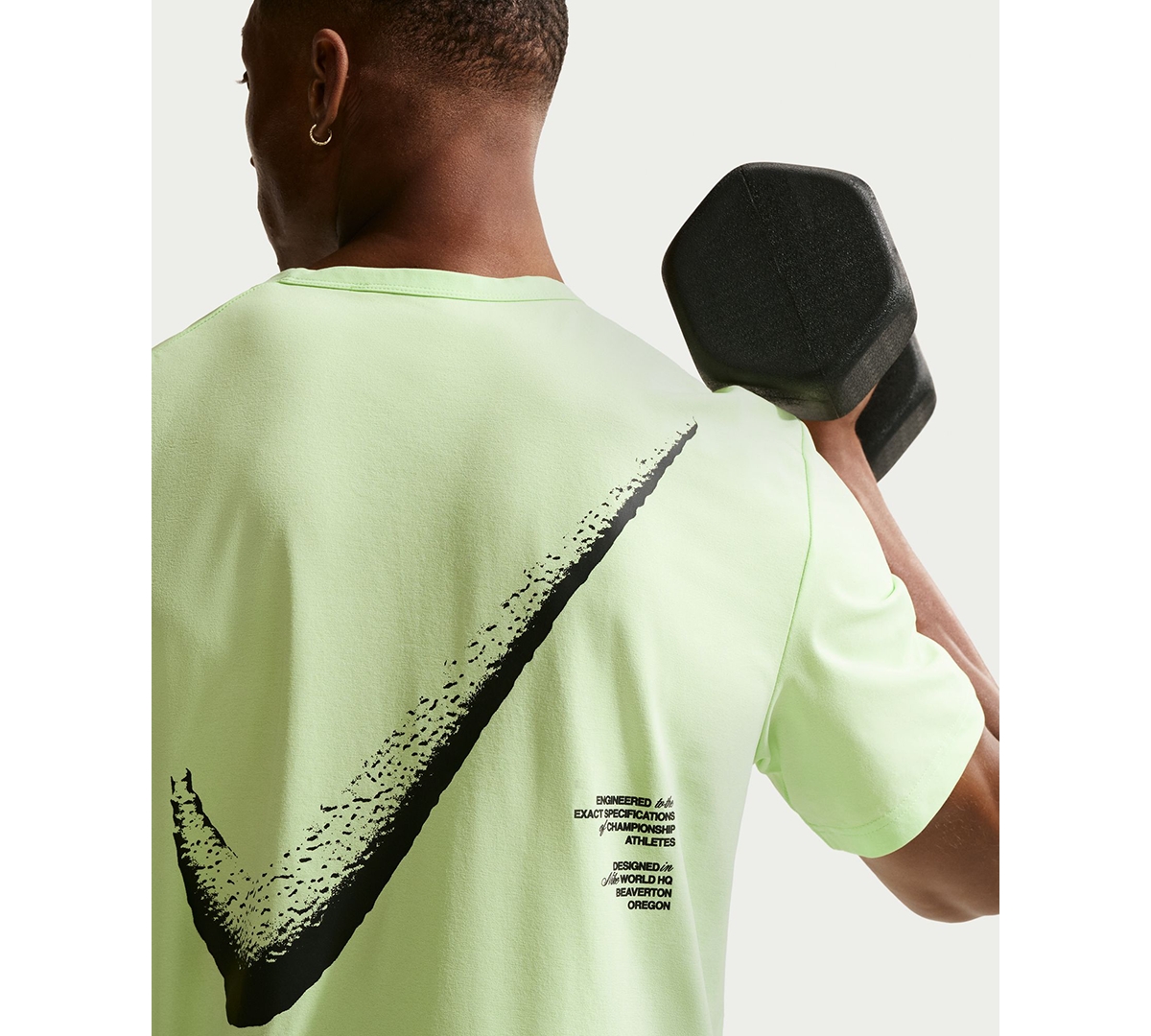 Nike Men's Hyverse Dri-fit Uv Training Crewneck T-Shirt