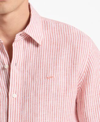 Men's Striped Long-Sleeve Shirt