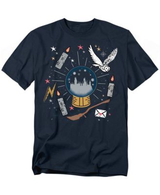 Men's Hogwarts Holiday Snowglobe Hedwig T Shirt