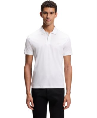 BOSS x Porsche Men's Mercerized Cotton Polo Shirt