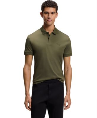 BOSS x Porsche Men's Mercerized Cotton Polo Shirt
