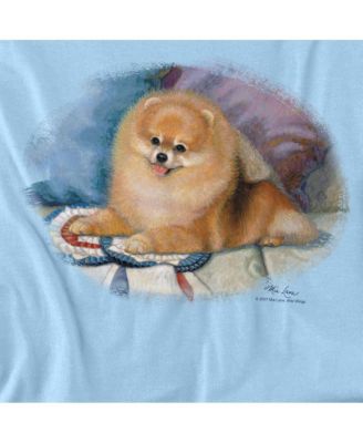 Men's Wildlife Pomeranian Portrait T Shirt