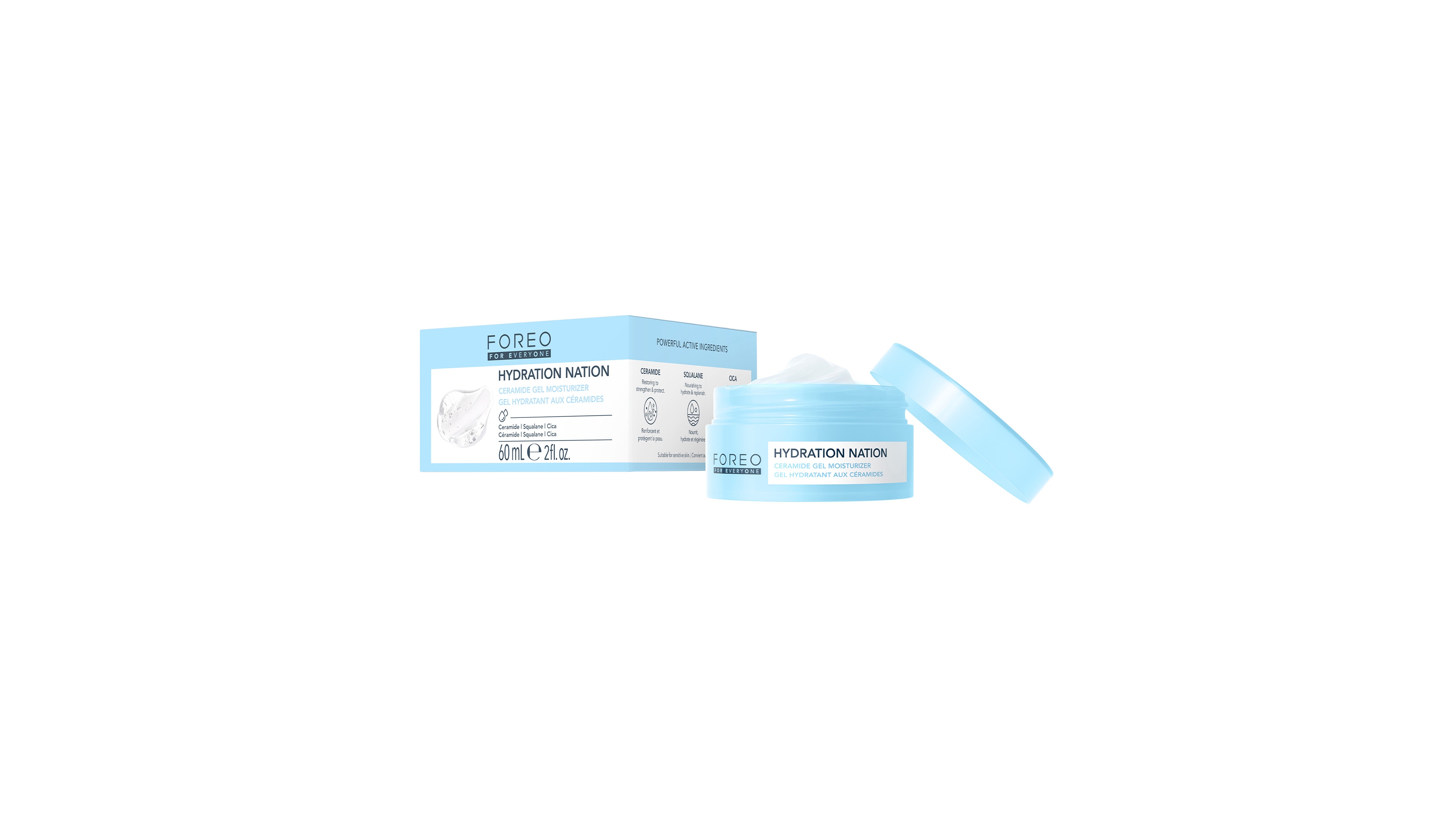Foreo For EveryOne Hydration Nation Ceramide Gel Moisturizer, 2 oz.