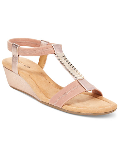 Alfani Women's Vacay Wedge Sandals, Only at Macy's - Sandals - Shoes ...