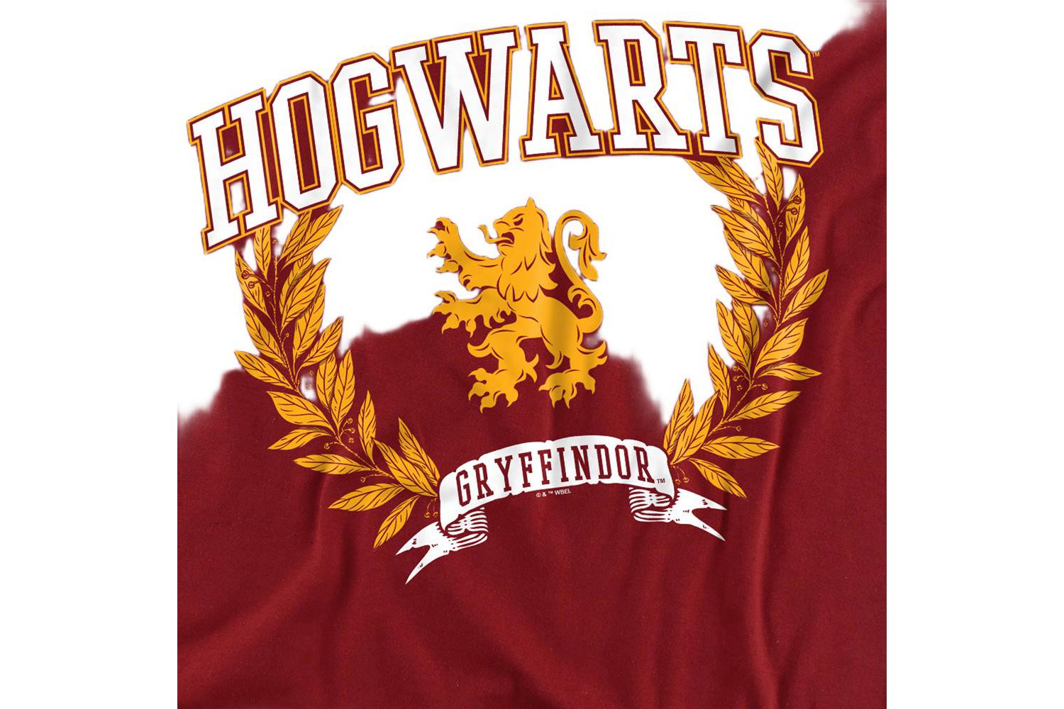 Men's Hogwarts Arched Gryffindor Leaves T Shirt