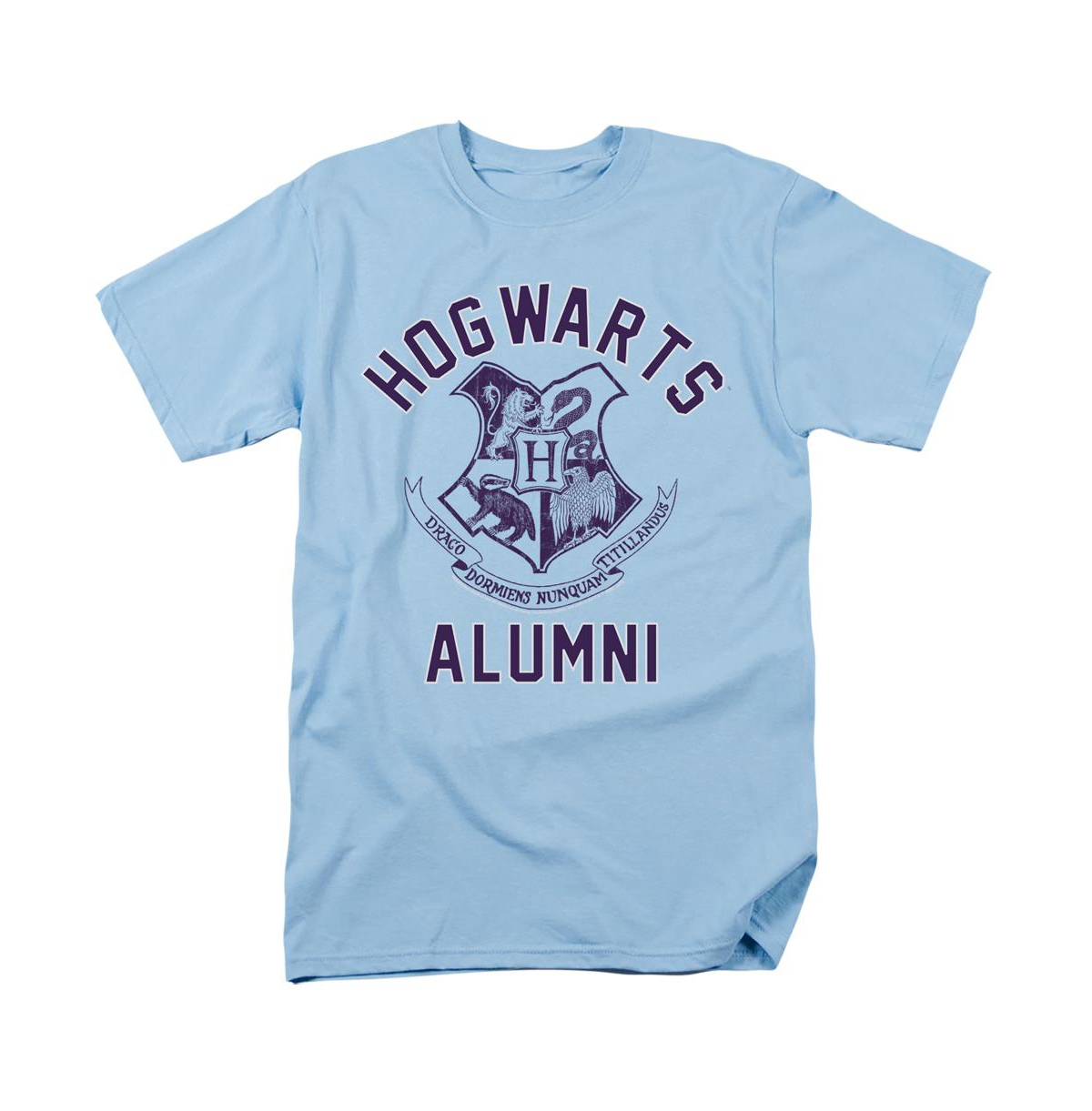 Harry Potter Men's Hogwarts Alumni 1 T Shirt - Light blue