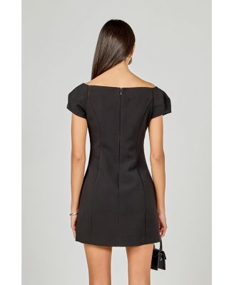 Women's Bow Mini Dress