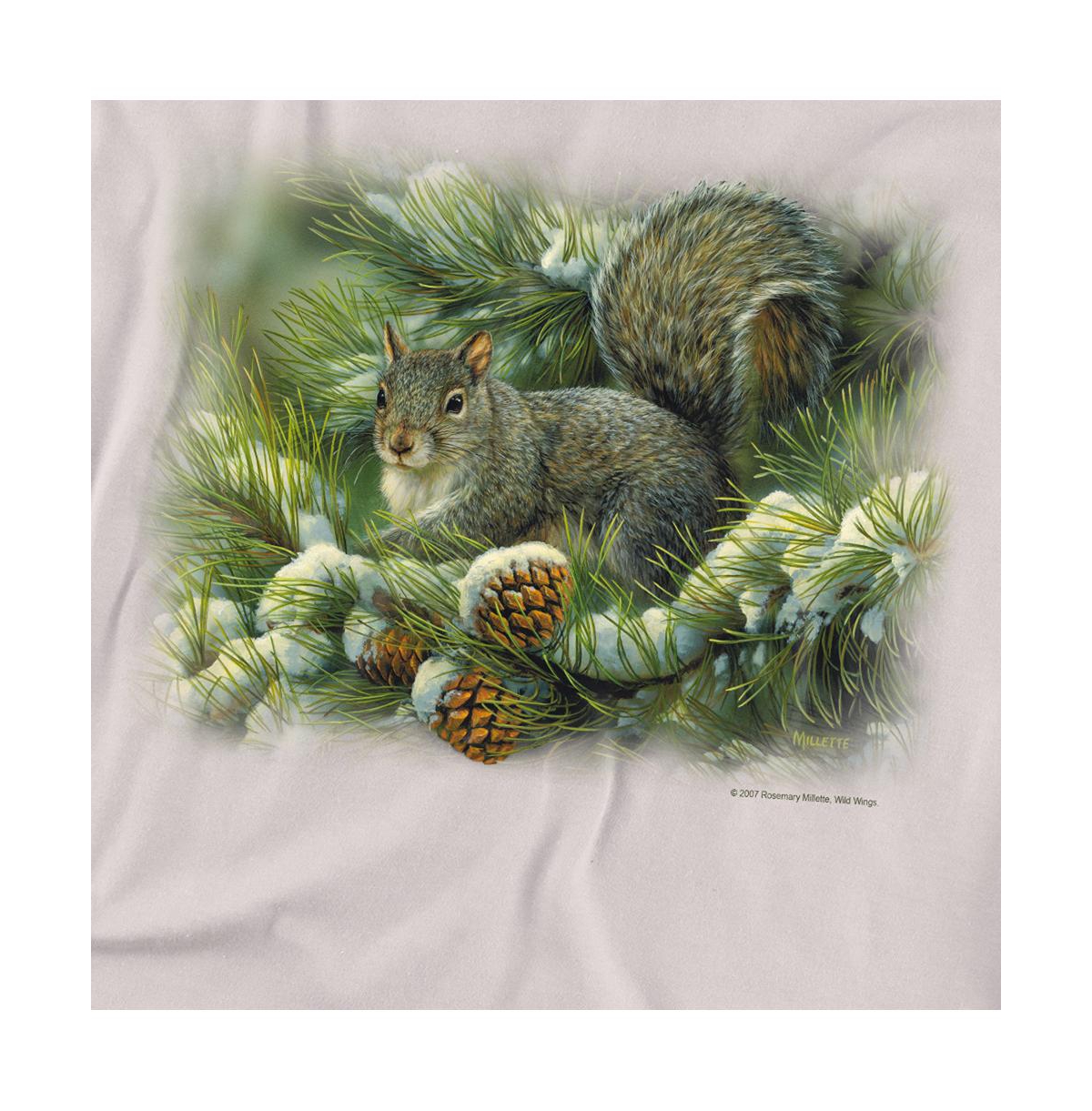 Wild Wings Men's Wildlife Gray Squirrel T Shirt