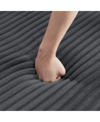 Corduroy L-Shape Modular Sectional Sofa - Unfolds into a Bed