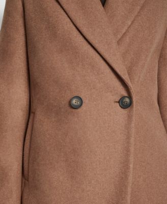 Women's Double-Breasted Notch Collar Coat