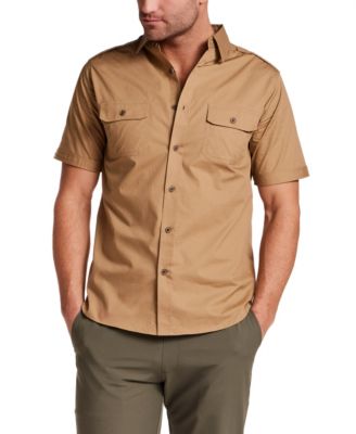 Men's Short-Sleeve Poplin Utility Shirt