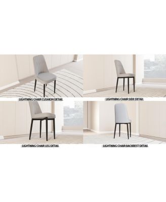 PU Leather Dining Chairs (Set of 4)