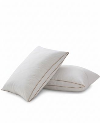Medium Firm Goose Feather and Down 2-Pack Pillows, Queen