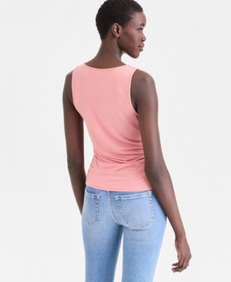 Women's Luxe-Layering Jersey Ruched Tank