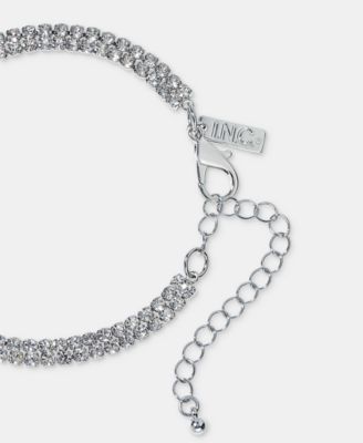 Crystal Lariat Necklace, 16-1/2" + 3" extender