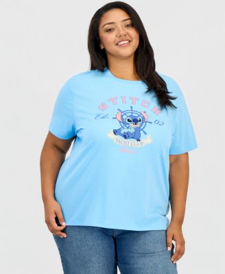 Trendy Plus Size Stitch Graphic Print T-Shirt
