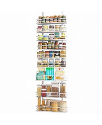 9-Tier Metal Over-the-Door Organizer for Kitchen, Bathroom, Laundry